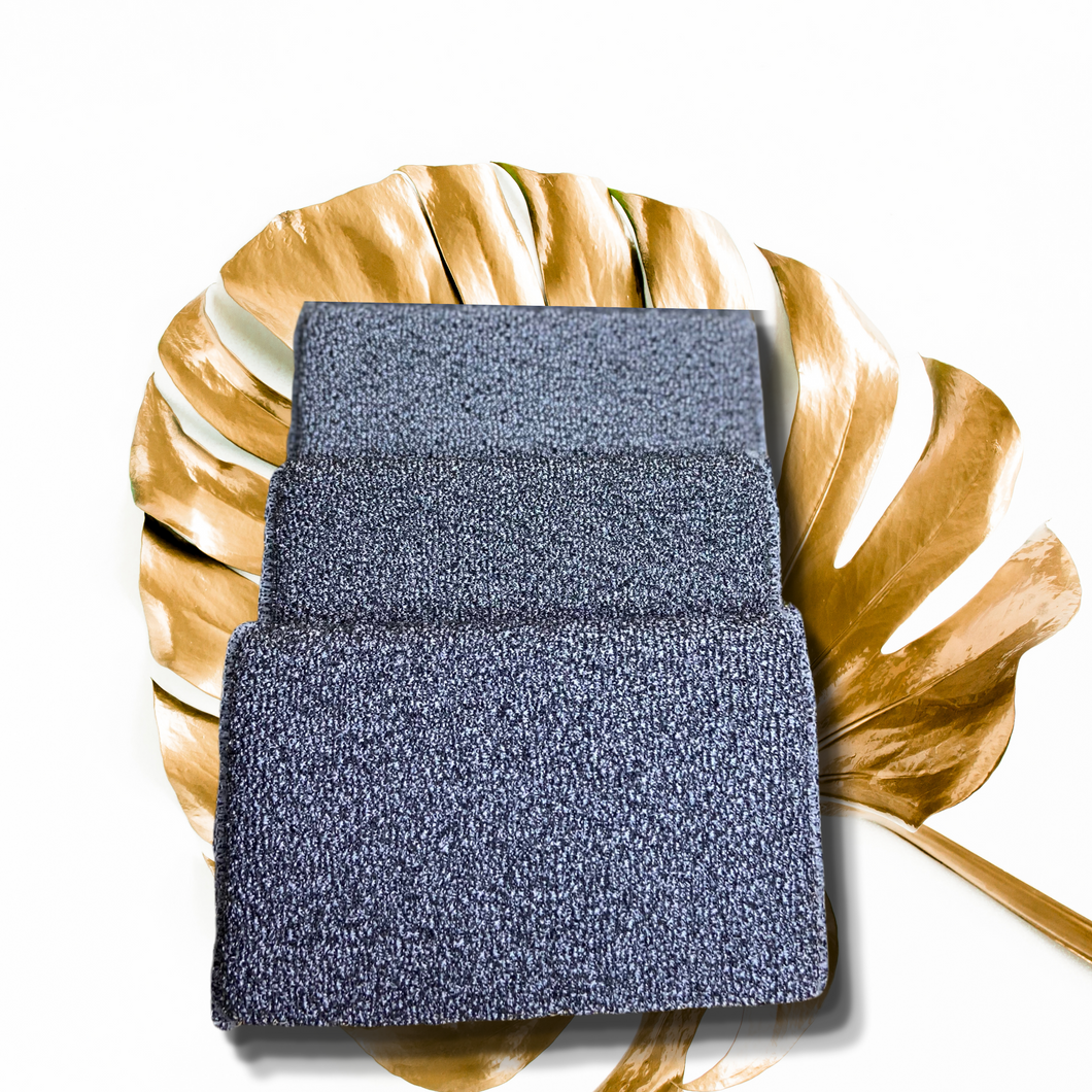 Charcoal Infused Exfoliating Bath Sponge (various shapes)